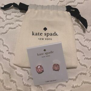 Kate Spade pink stud earrings